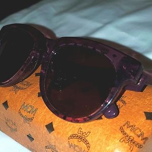 Clear Purple MCM Sunglasses